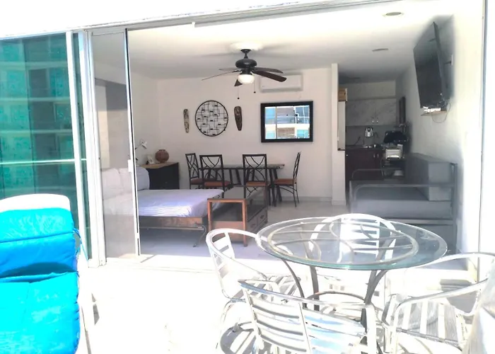 Estudio 573 Nuevo Vallarta, Frente Al Mar, Equipado Y Amueblado !